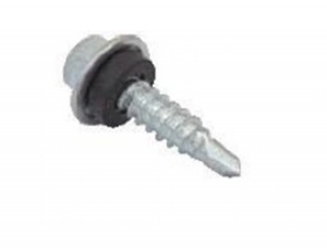 Parafuso auto perfurante com arruela de veda&ccedil;&atilde;o telha / telha