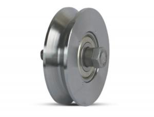 Roldana com pino para port&atilde;o