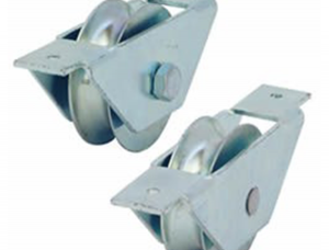 Roldana com suporte aberto canal para ferro red. 5/8 e 1/2