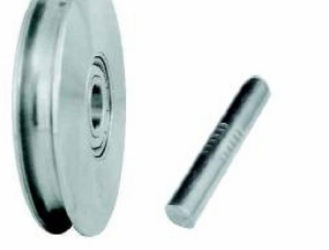 Roldana de eleva&ccedil;&atilde;o cava U para port&atilde;o